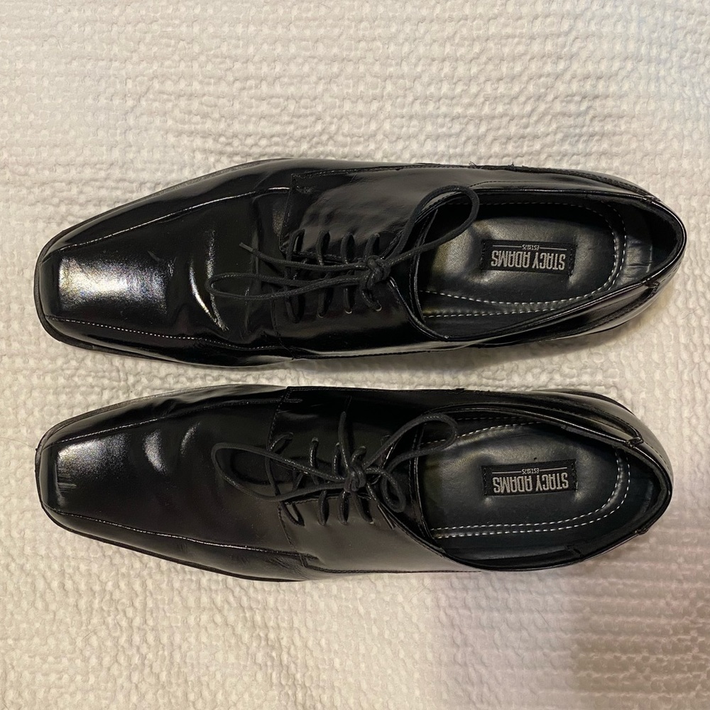 Stacy Adams Mens Black Dress Shoes